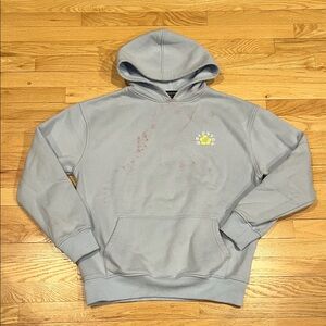 White Fox Hibiscus Hoodie